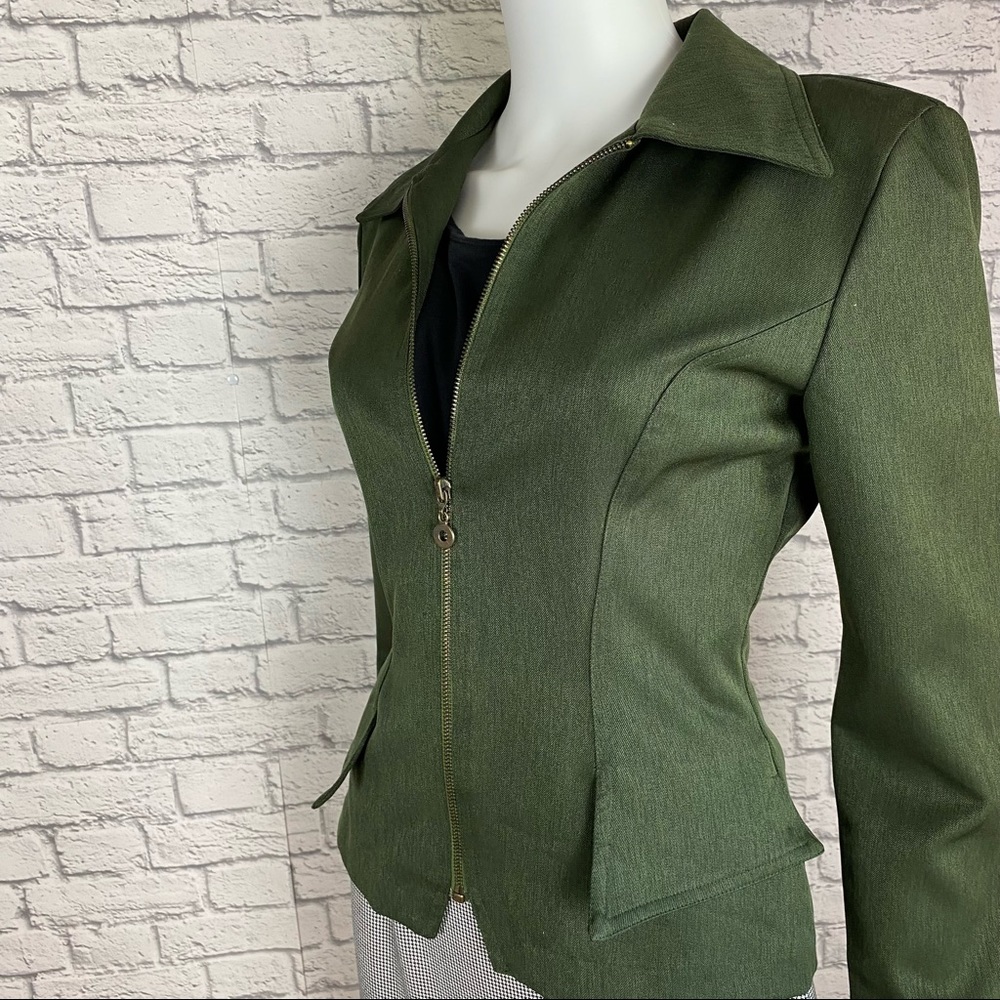 VTG Dark Green Jacket - Picture 3 of 10